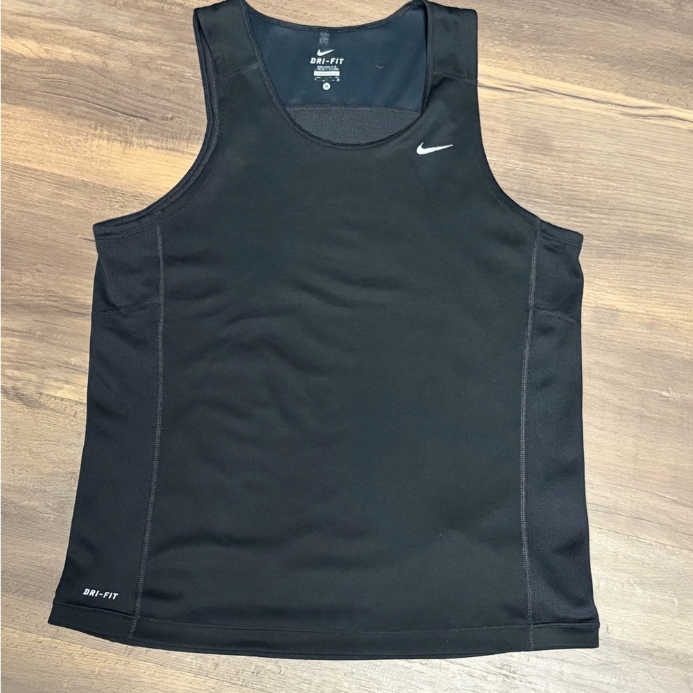 Nike Dri-FIT Black Running Tank Top